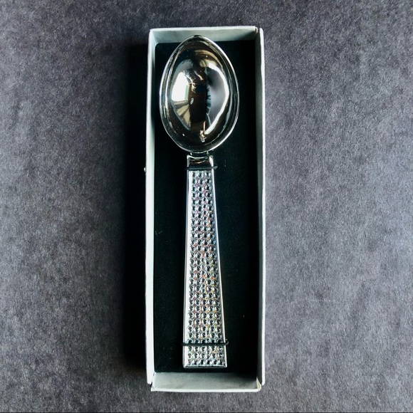 CUTE SERVING SPOON WITH GLITTERY HANDLE 🎉 NEW - Picture 2 of 9